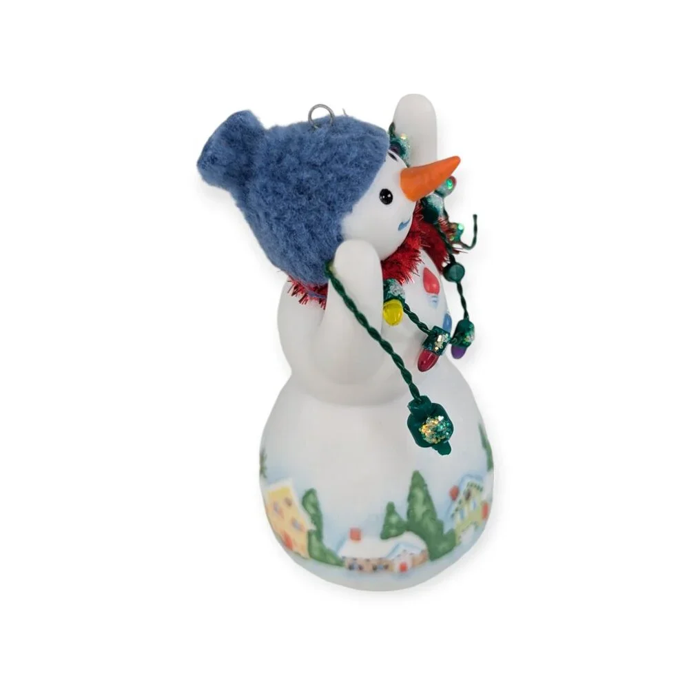 2008 Hallmark Louie D. Lightly Snowtop Lodge Porcelain 4th in the Series W/Box